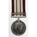 NGS GVI with clasp Palestine 1945-48 named (P/KX.581322 A.V.Blackwood A/L S.M.R.N.).