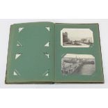 Essex interest - small old album with postcards inc Southend, Leigh on Sea, Westcliff, etc. (