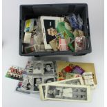 Football, crate containing large quantity of cards, both cigarette & trade, sets, part sets &