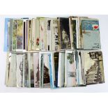 Mixed bundle of various postcards, including approx 40x Chesterfield. (approx 130+ cards)