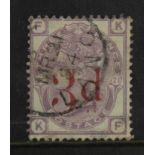 GB - 1863 3d-on-3d lilac stamp, SG.159, fine used.