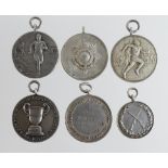 Military, 6x silver medals (5 unmarked) The medals relate to R.A., R.A.S.C. (2) R.A.F., Queens Regt.