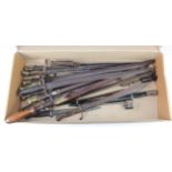 Box of various Bayonets (qty) Buyer collects