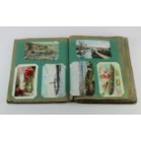 Original collection in distressed album, vintage & modern, English & Foreign, topographical,