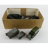 Military history interest - small collection of poor condition original military dinky toys with