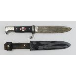 German Hitler Youth Knife. RZM Marked.