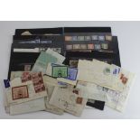 GB - small & varied lot, several QV Postal History items, London to Nova Scotia, underpaid 1902 Cape