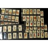 Military, complete sets of cards in pages, Will's - Soldiers of the World, (no Ld on back)