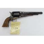 Copy / replica of an American Civil War Remington New Model Army Revolver, .44 Cal, barrel 8",