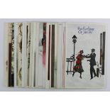 Glamour, good assortment, Fisher, Corbella, Grosz, Boileau, etc, worth a look (approx 19 cards)