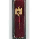 German 3rd Reich Heer (Army) Lapel Pin worn by wounded soldiers in civilian dress. Typical candy