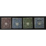 British East Africa KUT group of stamps 1890 3 rupees, 4r, 5r and 1895 Imperial Administration 4
