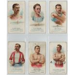 Allen & Ginter (U.S.A.) - The World's Champions, 1888, Oarsmen x 3 & Wrestlers x 3, 6 different