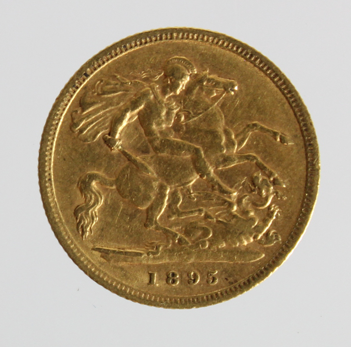 Half Sovereign 1895 GF - Image 2 of 2