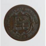 Railway, London & Greenwich Railway Co. bronze token/pass