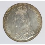 Crown 1887 EF or better with a small edge nick reverse