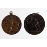 Australian Commemorative Medals (2) bronze: 150th Anniversary 1938 d.29mm nEF, and Victory Medal
