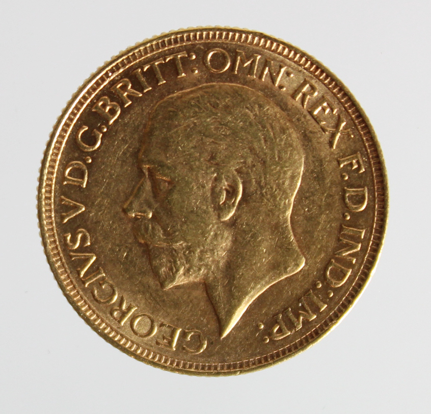 Sovereign 1929SA, Pretoria Mint, South Africa, VF