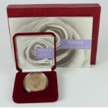 Five Pounds 1999 "Diana" gold proof FDC boxed as issued