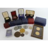 British Commemorative Medals (34) 19th-20thC including many nautical themed, and silver (approx 182g
