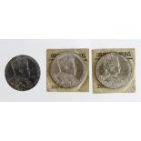 British Commemorative Medals (3) official Royal Mint small silver issues for the Coronation of