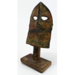 John Maltby (1936-2020). A stoneware sculpture, untitled, depicting a tribal mask, unsigned,