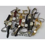Twenty eight assorted quartz wristwatches. Untested