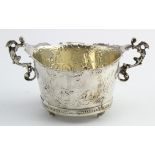 Dutch two handled silver bowl, bears marks for Amsterdam, 2nd Standard mark (0.833 grade), import