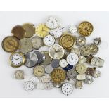 Selection of wristwatch movemets / dials to include a Ladies Tudor Royal