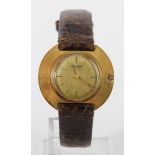 Mid-size 18ct cased Bueche-Girod wristwatch, not working when catalogued
