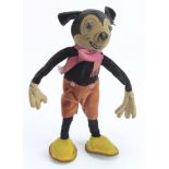 Deans Rag Book Co. Mickey Mouse toy, circa 1930s, length 19cm approx.