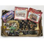Britains. A collection of mostly Britains soldiers, figures, animals etc. (incl. three boxed items),