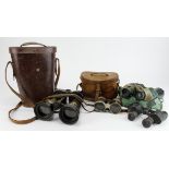 Binoculars. A group of four various pairs of binoculars (Sold as Seen)