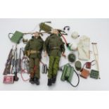 Action Man. Two Action Man figures, together with a collection of various accessories