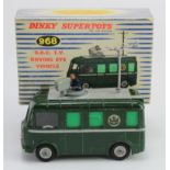Dinky Supertoys, no. 968 'BBC TV Roving Eye Vehicle', original plastic aerial present, contained