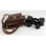 Carl Zeiss Jena Jenoptem 8x30W binoculars, contained in original leather case