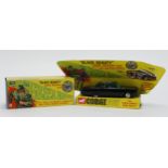 Corgi Toys, no. 268 'The Green Hornet, Black Beauty Crime Fighting Car', with card insert, four