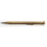 9ct Gold hallmarked Eversharp propelling pencil, total weight 19.8g