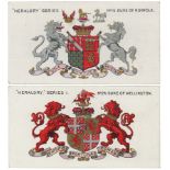 Taddy - Heraldry Series, complete set in pages, mainly VG, cat value £600