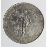 British Empire Trade Dollar 1910 B, nEF, light marks. (Issued for use in Hong Kong, Shanghai,