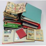 Banana box of various collection sin albums etc. Several junior. Better noted includes GB