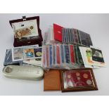 Vast assortment of mainly GB decimal and pre-decimal. Includes boxed sets, album pages, silver