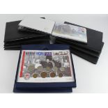 GB Mercury / Westminster Coin & Medal Covers (13), mostly silver issues in folders and boxes with