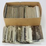 Shoebox packed with various mixed old postcards. (100's)