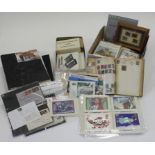 Glory box of mixed stamps, mounts, covers, ephemera. (Qty) Buyer collects