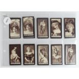 Ogden - Dominoes Actresses Corners not Mitred, complete set in pages, G - VG, cat value £750