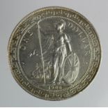 British Empire Trade Dollar 1908 B, lightly cleaned nEF. (Issued for use in Hong Kong, Shanghai,