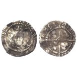 Edward IV silver penny of York, Archbishop Neville, local dies, G and key by neck, mm. Sun, S.