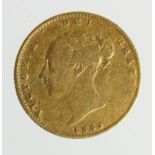Half Sovereign 1869 Fine
