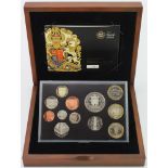 Royal Mint: The 2009 UK Executive Proof Set, including Kew Gardens 50p, aFDC (a few tone spots),